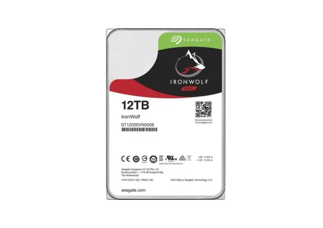 HDD Seagate 12TB IronWolf ST12000VN0008 7200RPM 256MB NAS