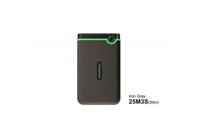 HDD E2.5" Transcend 2TB USB 3.1 TS2TSJ25M3S Anti-shock Iron grey