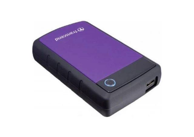 HDD E2.5" Transcend 4TB USB 3.0 TS4TSJ25H3P Anti-shock Black/Purple