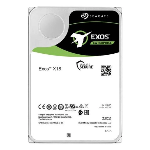 HDD Seagate 16TB Seagate Exos X18 ST16000NM004J 7200RPM 256MB Ent.