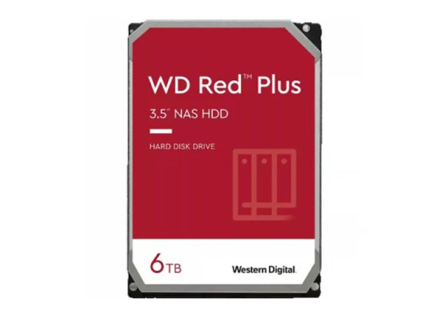 HDD WD 6TB WD60EFPX Red Plus 5400RPM 256MB