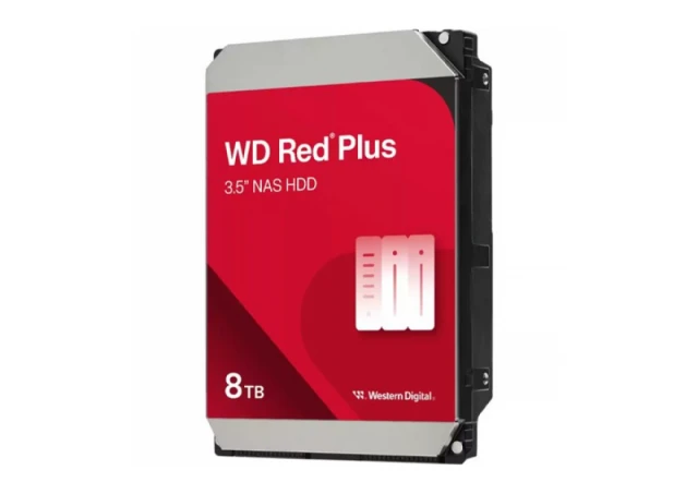 HDD WD 8TB WD80EFPX Red Plus 5640RPM 256MB
