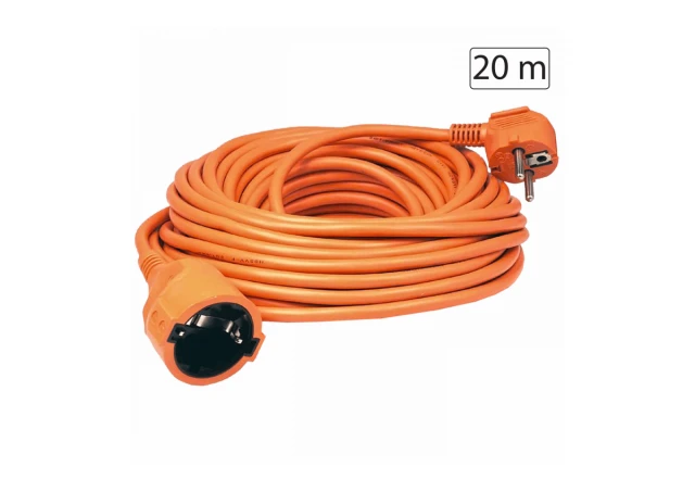 home Produžni strujni kabel 1 utičnica, 20m, H05VV-F 3G 1,5mm² - NV 2-20/OR/1.5