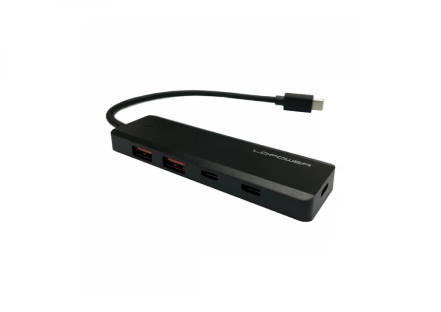 HUB LC Power  LC-HUB-U3-4-C USB-C, 2 x USB3.2/2 x USB-C