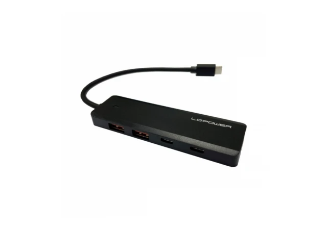 HUB LC Power  LC-HUB-U3-4-C USB-C, 2 x USB3.2/2 x USB-C