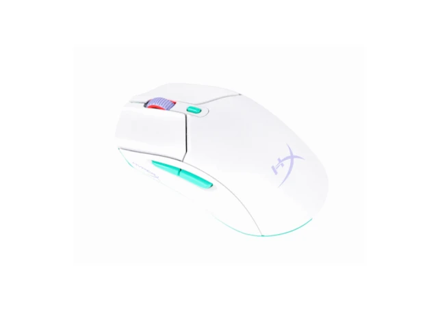 HyperX Pulsefire Haste 2 Core Wls - Gaming Mouse (Wht/Grn/Pur)