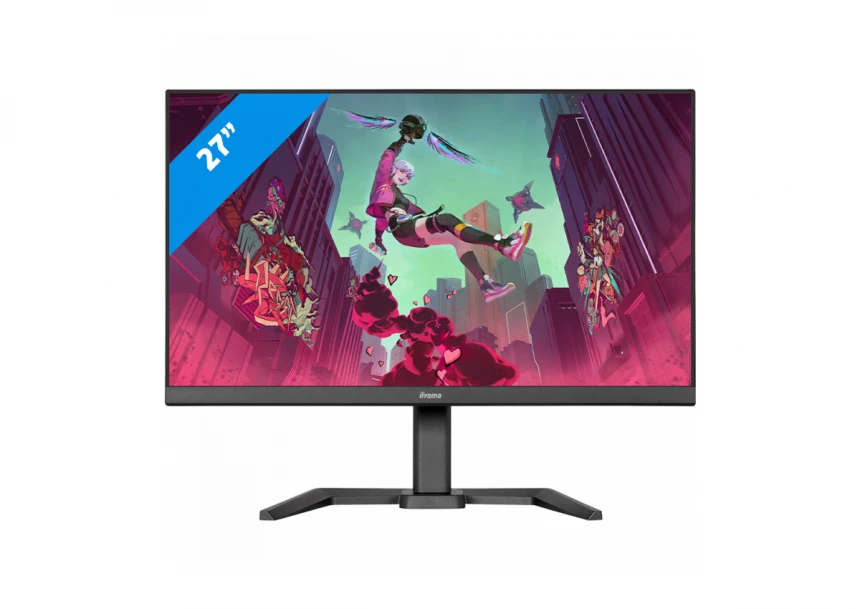 IIYAMA Monitor LED GB2770HSU-B6 27" Fast IPS 1920 x 1080 @180Hz  300 cd/m² 0.2ms HDCP HDMI DP 4xUSB 3.2 Speakers	2 x 2W swivel, tilt, pivot (rotation both sides)