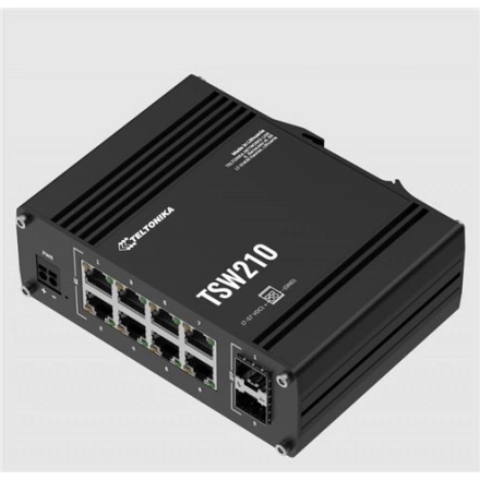 Teltonika Industrijski switch Ethernet/2 SFPports TSW210 sa napajanjem