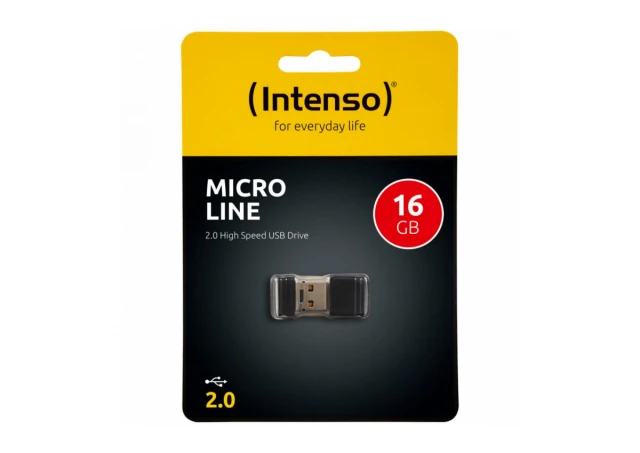(Intenso) USB Flash drive 16GB Hi-Speed USB 2.0, Micro Line - ML16