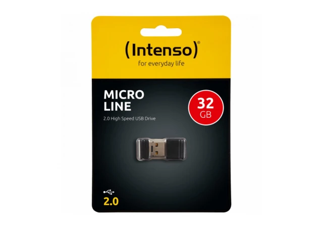(Intenso) USB Flash drive 32GB Hi-Speed USB 2.0, Micro Line - ML32