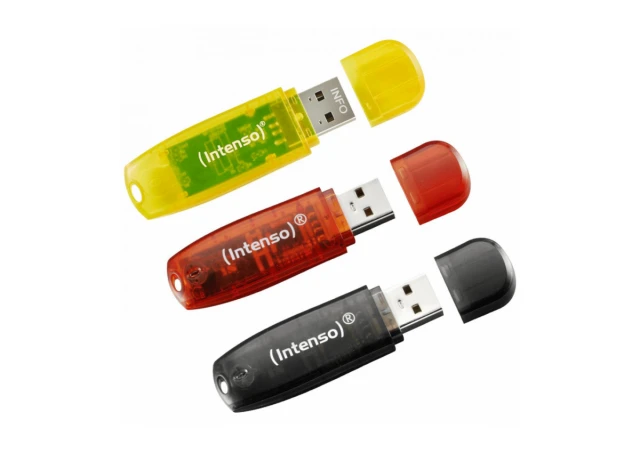 (Intenso) USB Flash drive 32GB Hi-Speed USB 2.0,Rainbow Line, 3 kom - USB2.0-32GB/Rainbow, 3 kom