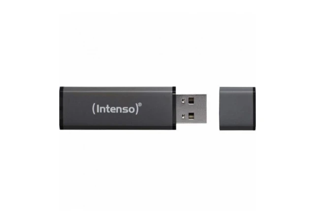 (Intenso) USB Flash drive 4GB Hi-Speed USB 2.0, ALU Line - USB2.0-4GB/Alu-a