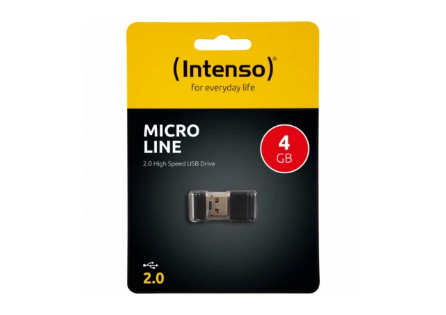 (Intenso) USB Flash drive 4GB Hi-Speed USB 2.0, Micro Line - ML4