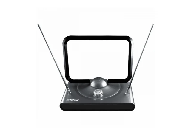 Iskra Antena sobna sa pojačalom, DVB-T/T2, UHF/VHF,crna - G2235-10