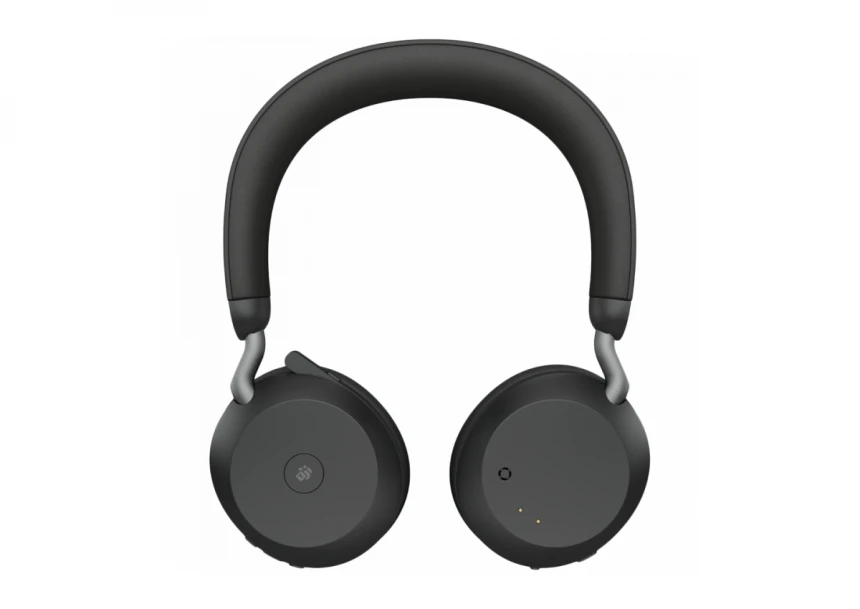 JABRA EVOLVE2 75, Link380a MS Stereo Black, EVOLVE2 75 headset Black MS, Link 380 BT adapter USB-A MS,1.2m USB-C to USB-A cable, carry pouch, warranty and warning (safety leaflets)