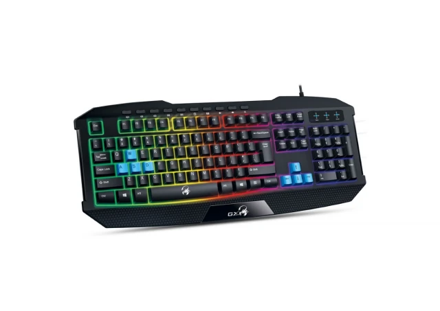 GENIUS K215 Scorpion Gaming USB US crna tastatura 