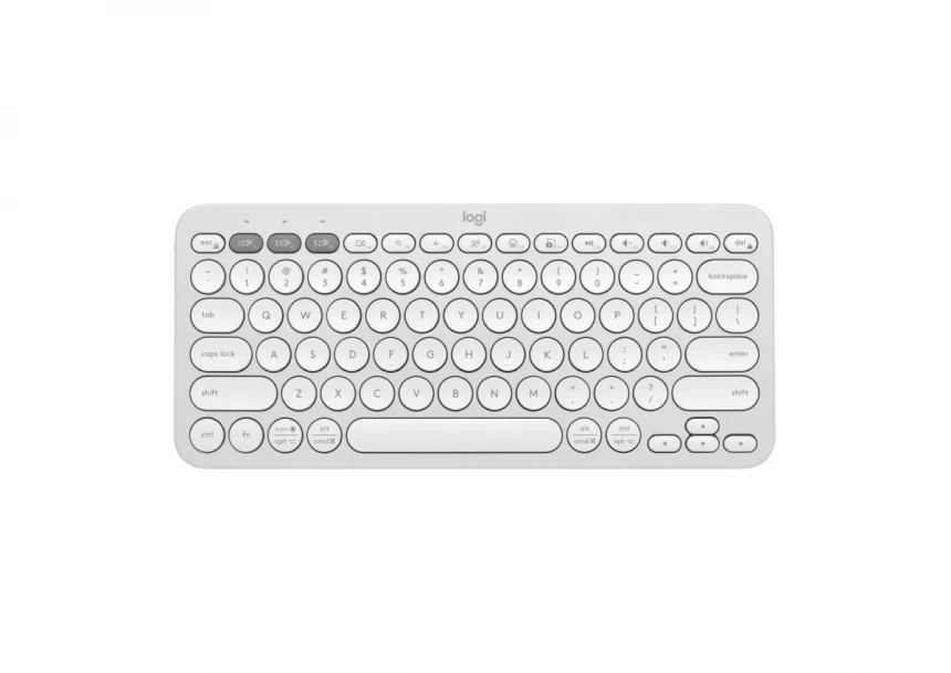 LOGITECH K380s Bluetooth Pebble Keys 2 US bela tastatura 