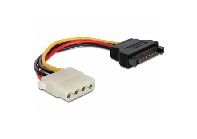 Kabl GEMBIRD SATA (male) to Molex (female) za napajanje 0.15m CC-SATA-PS-M