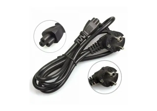 Kabl napojni trožilni detelina 1.5m crni Kettz