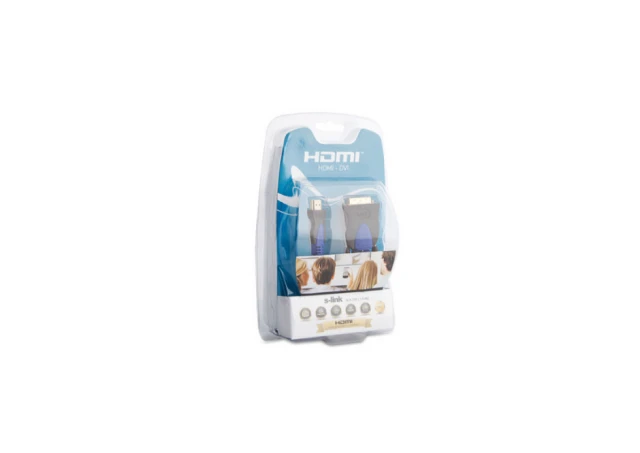 Kabl S-link SLX-310 HDMI na DVI 24 + 1M Gold 1,5m