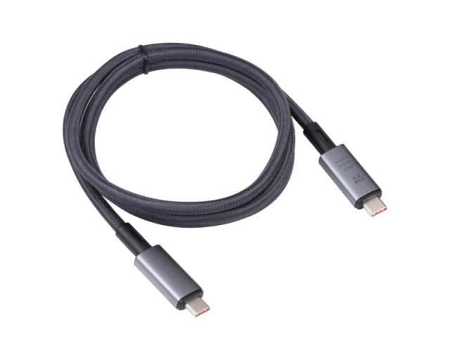 Kabl USB 4.0 Tip-C (M/M) 8K/60 Hz, 240W 2m, crni