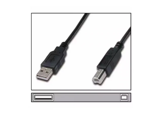 Kabl USB A-M/B-M 1.8m 2.0 Print Green