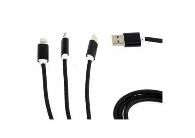 Kabl USB A - Type C/lightning/micro USB CC-USB2-AM31-1M Gembird 1m