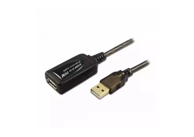 E-GREEN Kabl USB A - USB A m/f produžni sa pojačivačem 10m