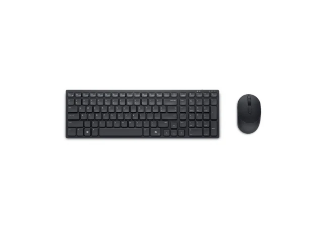 DELL KM555 Silent US tastatura + miš crna 