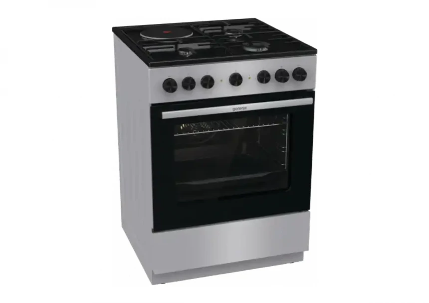 Kombinovanii šporet Gorenje  GK6B41SD širina 60cm/1 strujna ringla/3x plinska ringla