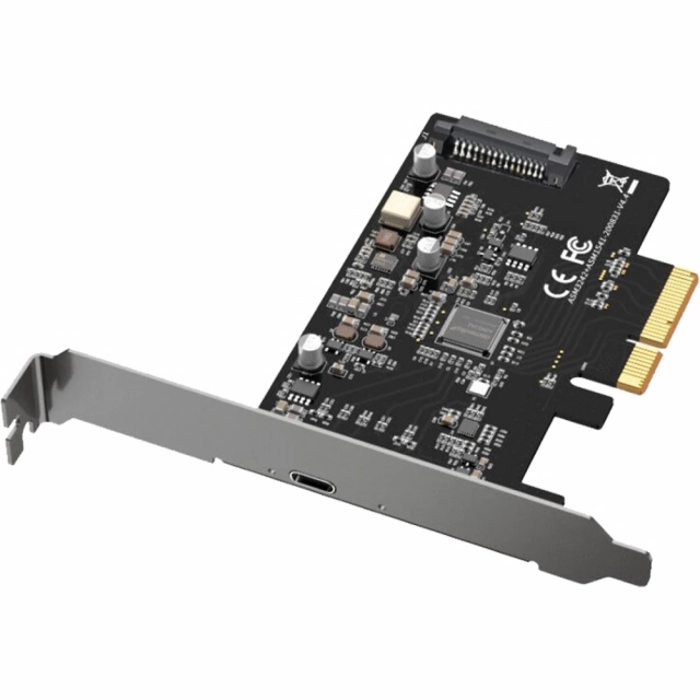 Kontroler LC Power LC-PCI-C-USB32-2X2 PCI Card with USB-C connector(USB 3.2 Gen 2x2) + External NVME M.2