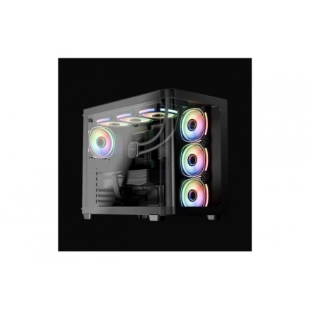 TOWER LC Power Gaming 8001W-ON Pro-Storm Light 4x120mm ARGB Fan  1xUSB3.0 2xUSB2.0 1xUSB3.0 Type-C White