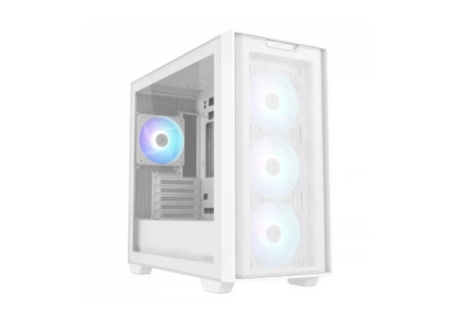 Kućište ASUS A21 PLUS TG ARGB/Micro-ATX/Mini-ITX/bez napajanja/bela