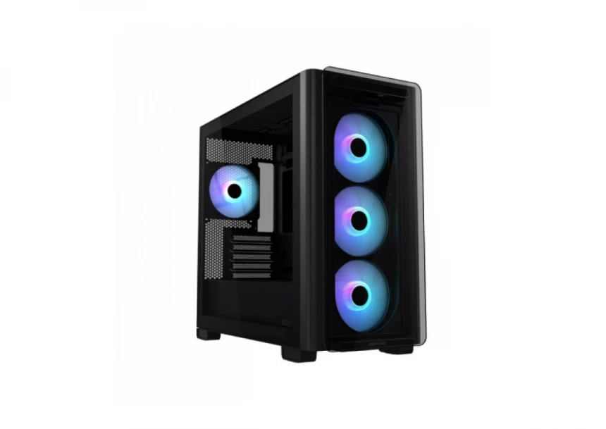 Kućište ASUS A23 PLUS TG ARGB/Micro-ATX/Mini-ITX/kaljeno staklo/no PSU/Crno