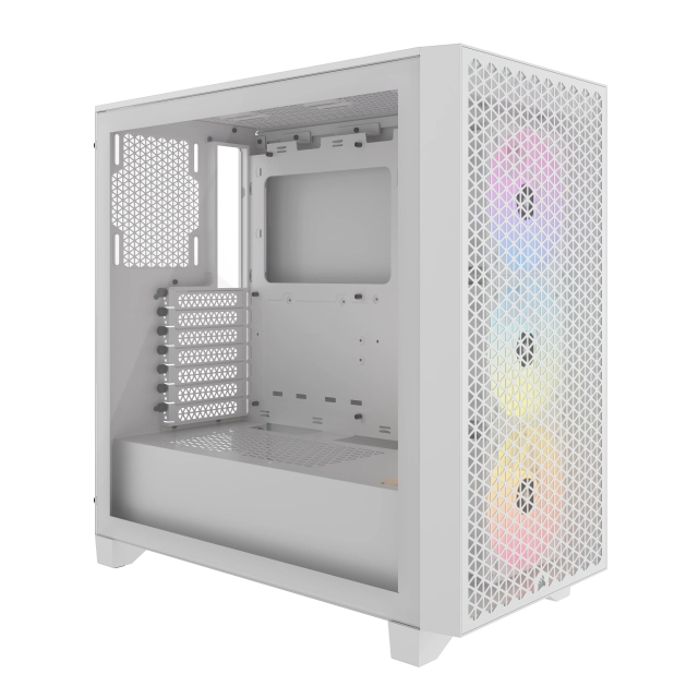 Kućište Corsair 3000D RGB AIRFLOW Mid-Tower White, CC-9011256-WW