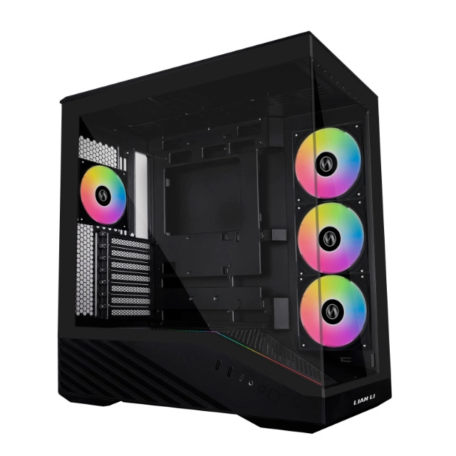 Kućište Lian Li Vector V100 Midi-Tower, ATX, RGB, Window, CRNO
