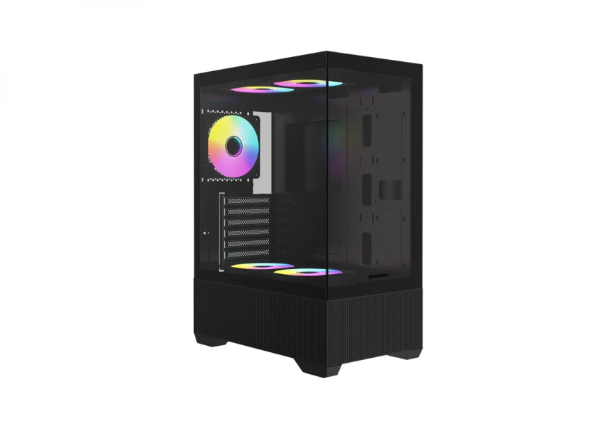 Kuciste Raidmax Infinita I802 Air/Glass/3 x ARGB/Crni/I802ABS