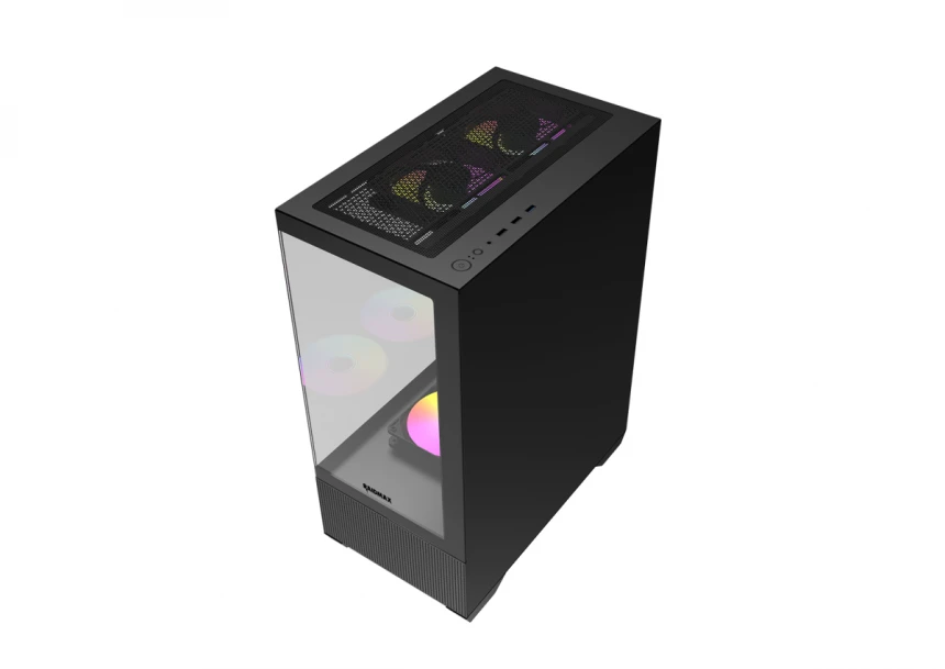 Kuciste Raidmax Infinita I802 Air/Glass/3 x ARGB/Crni/I802ABS