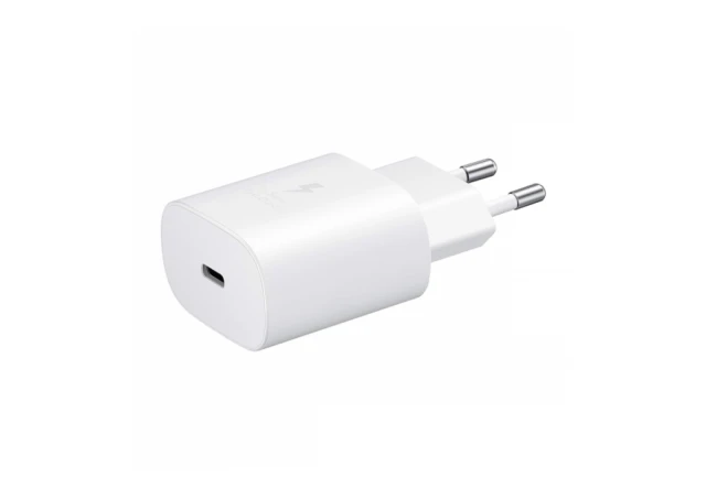 Kućni punjač Samsung PD 3A 25W Type C bez kabla beli BULK (EP-TA800NWE)