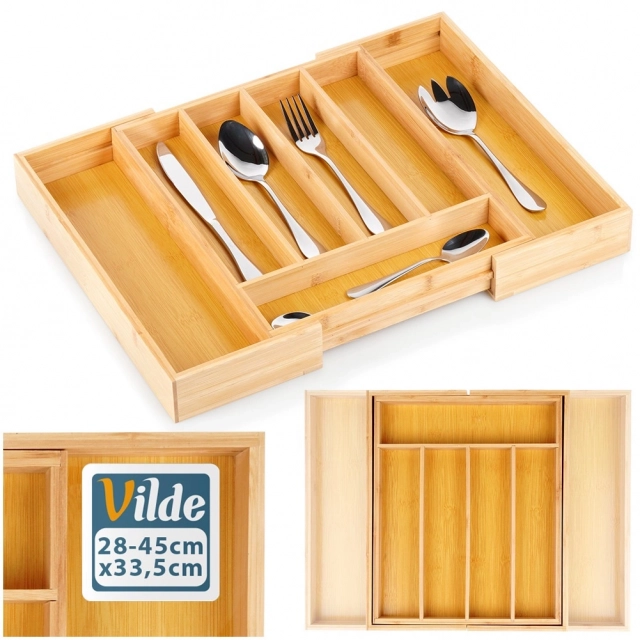 Vilde 229196 - Podesivi organizator za escajg 28-45x33.5 cm