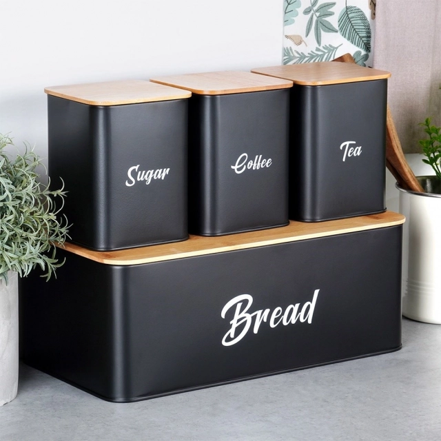 Vilde 259627 - Kutija za hleb , sa posudama  33.5 x 18.5 x 13 cm