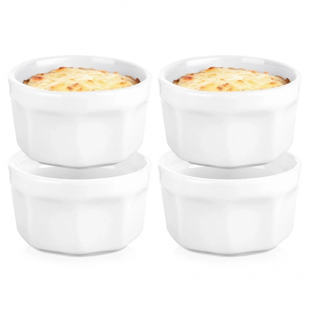 Vilde 112845 - Porcelanske činije  – 6 cm, 40 ml, set od 4 komada