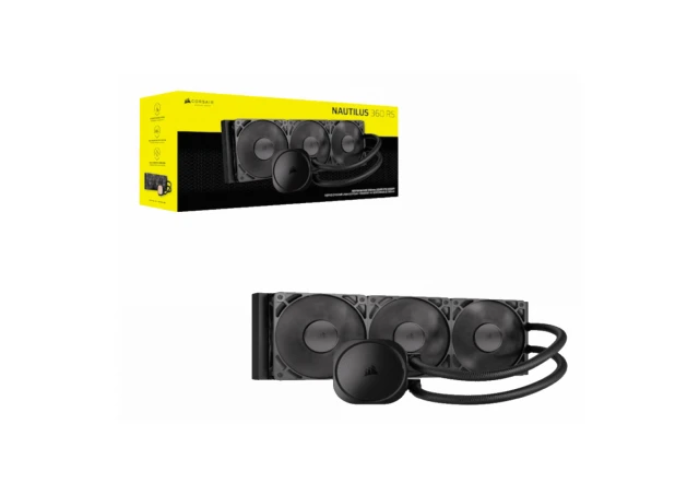 Kuler za CPU CORSAIR NAUTILUS 360 RS/360mm/triple fan/vodeno hladenje/crna
