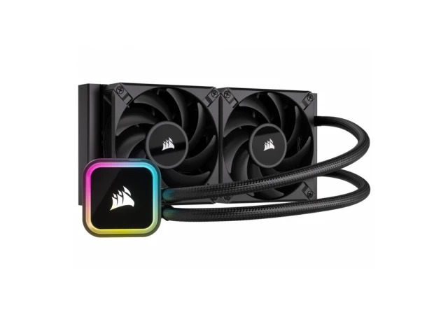 Kuler za PC CORSAIR iCUE H100i ELITE/RGB/120mm x 25mm/crna