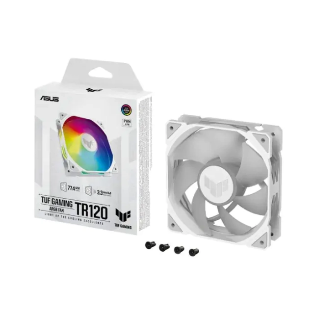 Ventilator ASUS TUF GAMING TR120 FAN ARGB White