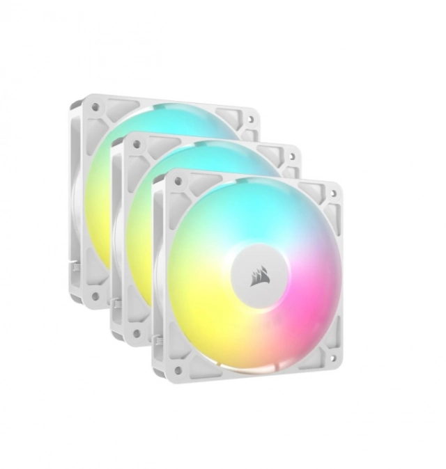 Ventilator CORSAIR RS120 ARGB/ 120mm ARGB Fan/Triple Pack/bela