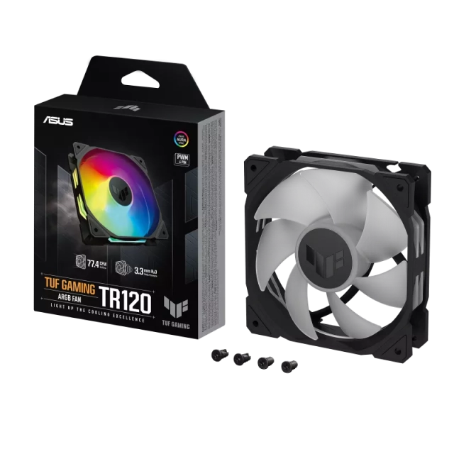 Asus TUF GAMING TR120 ARGB BLACK EDITION Single