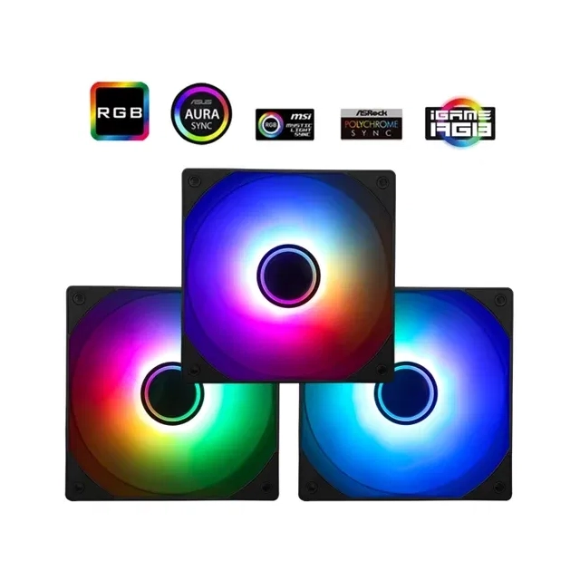 Cooler VENTILATOR Thermalright TL-C12B-S V3 X3 Black