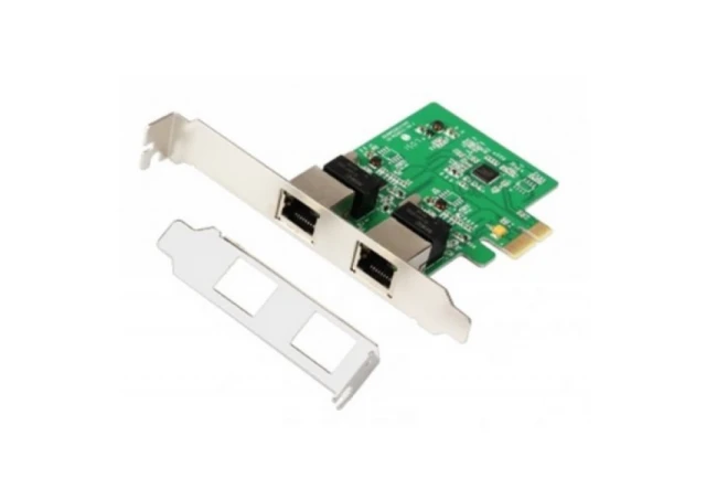 LAN MK E-Green PCI-E 2xRJ45 10/100/1000 Mbp/s
