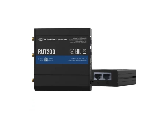 Industrijski ruter 4GLte/WIFI/RMS RUT200, Teltonika